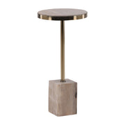 Inara - Side Table - Natural And Brass