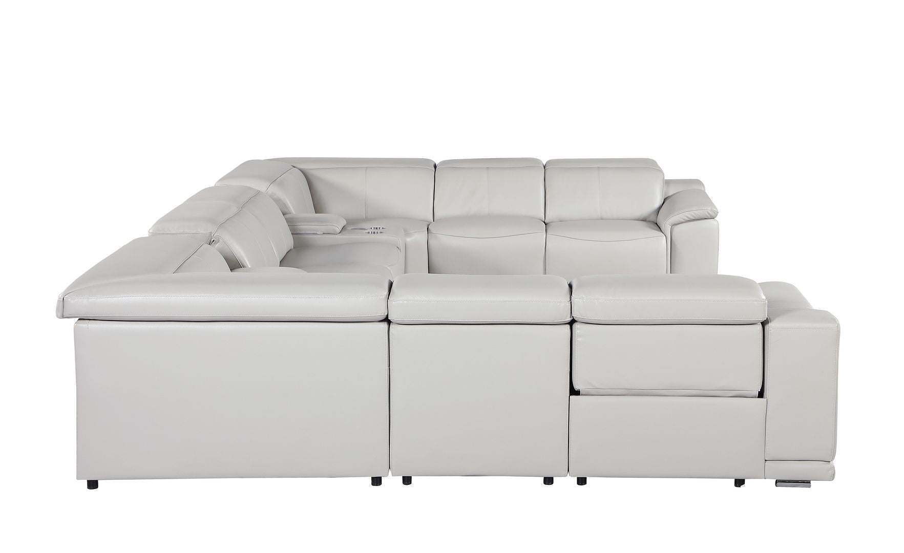 9762 - 10-Piece U-Shaped Sectional Sofa With 4 Power Recliners