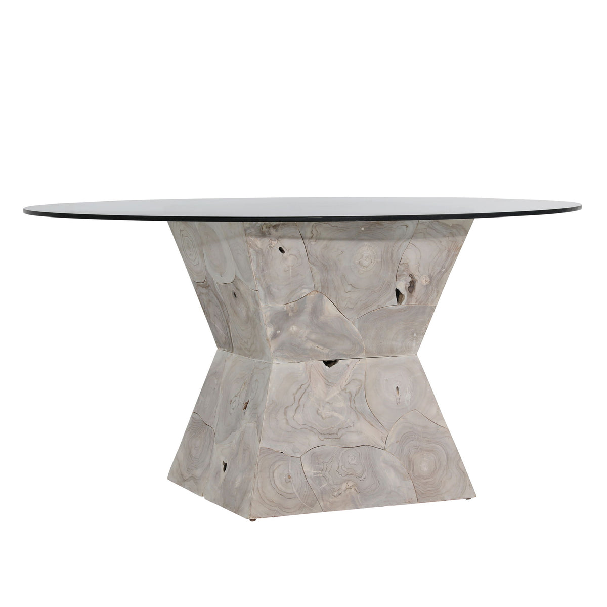 Lara - Dining Table - Bleached Teak