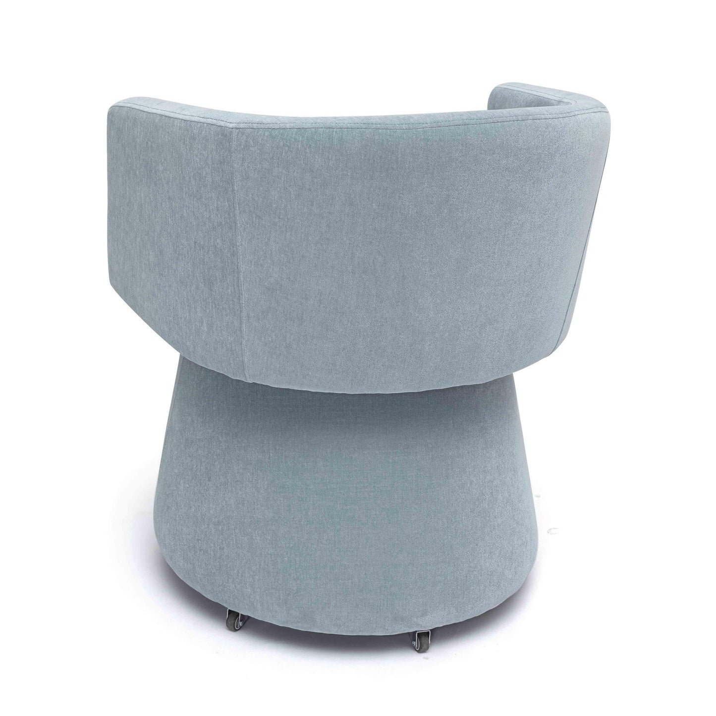 Kristen - Upcycled Chenille Rolling Desk Chair