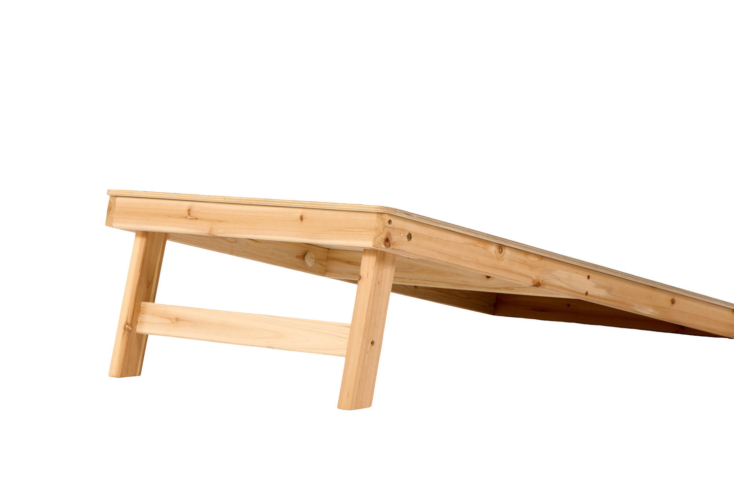 4X2 Ft Large Size Cornhole Board (Set of 2), Outdoor Game Board Set With 8 Bean Bags, Perfect For Lawn, Backyard, Beach, Park - White / Green