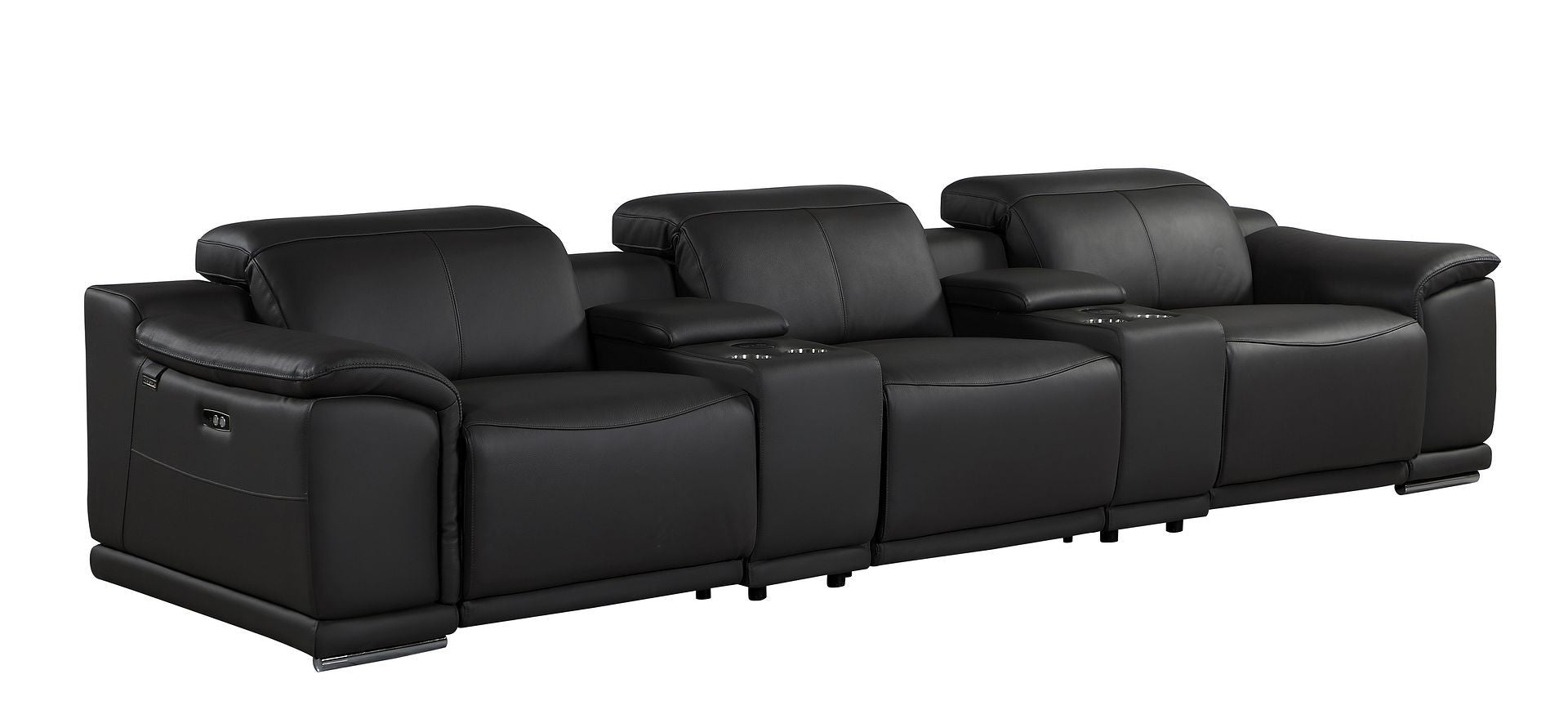 9762 - 8-Piece Modular Power Reclining Sofa And Console Loveseat Set With