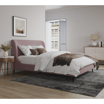 Heather - Modern Upholstered Velvet Bed