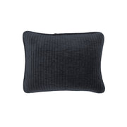Stonewashed Cotton Velvet - Boudoir Pillow - Navy