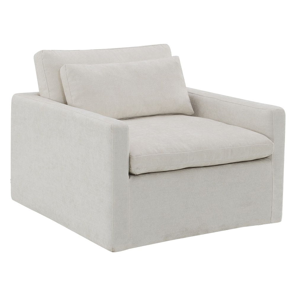 Frederick Swivel Chair With Pillow - Thumbnail 3