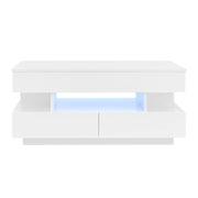 Multi Functional Lift Top Coffee Table With 2 Drawers