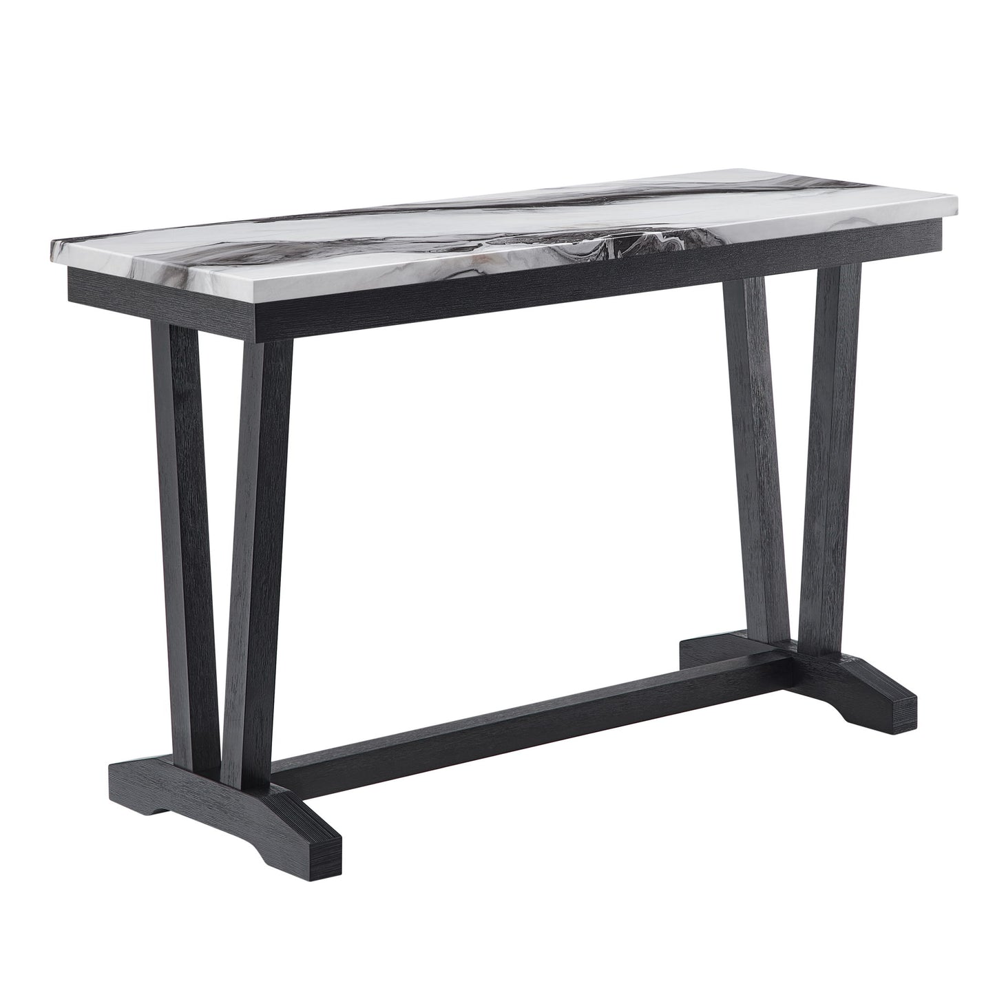 T1319 - Console Table - Black / White