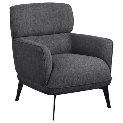 Andrea - Upholstered Crecent Arm Accent Chair