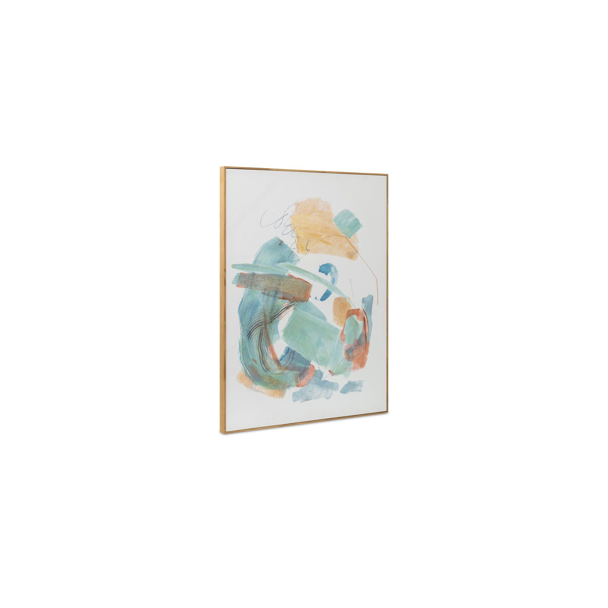 Prose - Framed Painting - Multicolor