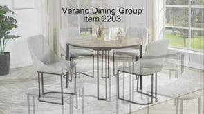 Verano - Dining Chair (Set of 2) - Dove / Black