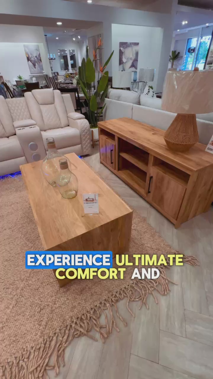 Load video: Sofa &amp; Loveseat Power Reclining